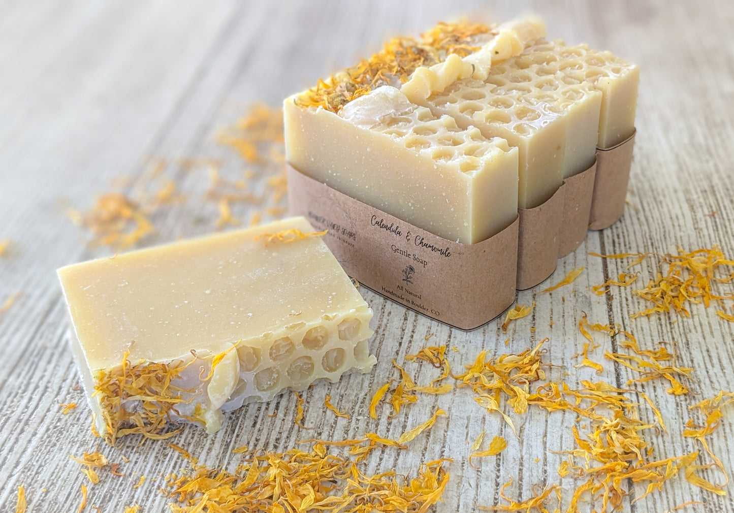 Calendula, Chamomile & Honey Soap